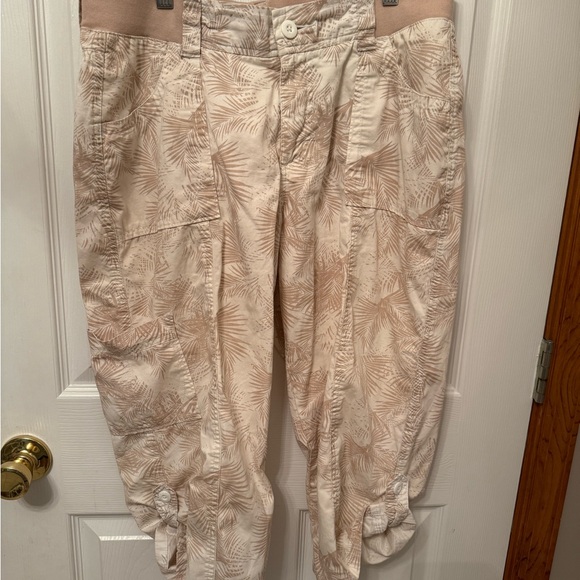 Lee’s Riders Mid Rose/Beige Skimmers Pants Size 10M - Picture 1 of 8